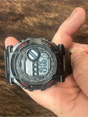 Armitron Black and Red Digital Sports Watch